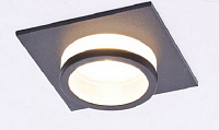 Б0054355 Встраиваемый светильник алюминиевый ЭРА KL88 BK MR16/GU5.3 черный