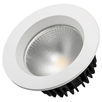021067 Светодиодный светильник LTD-105WH-FROST-9W Warm White 110deg (Arlight, IP44 Металл, 3 года)
