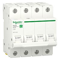 R9F12432 Автоматический выключатель Schneider Electric Resi9 4P 32А (C) 6кА, R9F12432