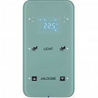 75642160 Touch sensor, 2-канальный, стекло, with thermostat, полярн.белый, с конфигуратором, R.3
