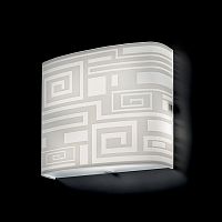 0002451 Eris 45. Бра/потолочный светильник, цвет арматуры - белый с белым декором, 2xTC-L2G11x24W, 0002451
