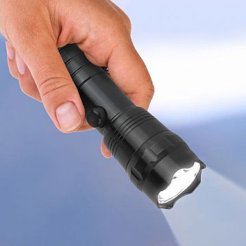 Б0023319 Светодиодный фонарь Трофи TM1W ручной на батарейках алюминиевый  - фотография 8