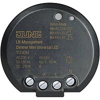 1724DM Светорегулятор Jung Jung Механизмы, 210 Вт, скрытый монтаж, 1724DM
