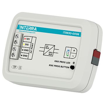 ITR830-0006 Шлюз KNX для интеграции кондиционеров LG, двусторонняя коммуникация, сцены, логические функции, свободной установки, 88x62x27 мм  - фотография 2
