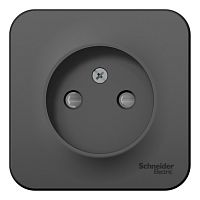 BLNRA001116 Розетка Systeme Electric BLANCA, открытый монтаж, со шторками, антрацит, BLNRA001116 BLNRA001116 Розетка Systeme Electric BLANCA, открытый монтаж, со шторками, антрацит, BLNRA001116