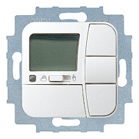 AT04WW Регулирующее устройство для штор Jung А-СЕРИЯ, с дисплеем, электронный, скрытый монтаж, белый, AT04WW