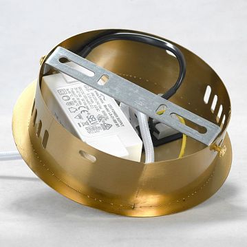 LSP-8692 Colbert Подвесные светильники, цвет основания - матовое золото, плафон - акрил (цвет - белый), 1x18W LED  - фотография 5