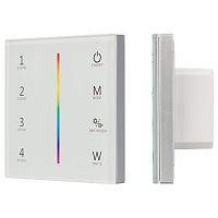 25168 Панель Sens SMART-P22-RGBW White (12-24V, 4x3A, 2.4G) (Arlight, IP20 Пластик, 5 лет)