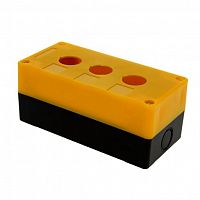 cpb-103-o Корпус КП103 пластиковый 3 кнопки желтый EKF PROxima