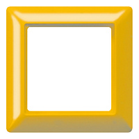 AS581GLGE Рамка 1 пост Jung AS 500, желтый, AS581GLGE