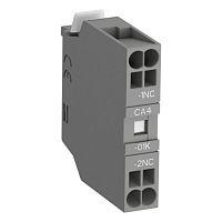 1SBN010160R1001 Блок контактный дополнительный CA4-01K (1НЗ) с втычными клеммами для контакторов AF09K...AF38K и реле NF22EK...NF40EK