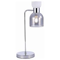 SLE1045-104-01 Прикроватная лампа Хром/Белый, Дымчатый E14 1*40W, SLE1045-104-01