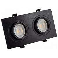 DK3022-BK DK3022-BK Встраиваемый светильник, IP 20, 10 Вт, GU5.3, LED, черный, пластик