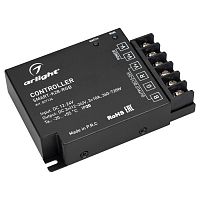 027134 Контроллер SMART-K28-RGB (12-24V, 3x10A, 2.4G) (Arlight, IP20 Металл, 5 лет)