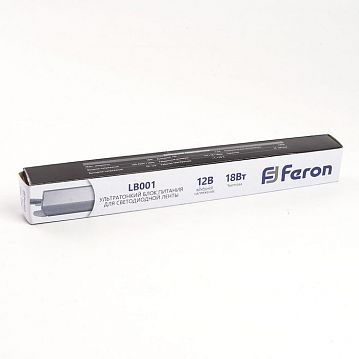 48010 Трансформатор электронный для светодиодной ленты 18W 12V ( драйвер) , LB001  - фотография 3