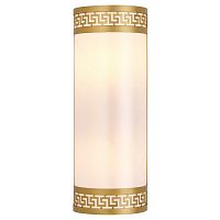 4011-2W Exortivus настенный светильник D115*W180*H485, 2*E14*40W, excluded; каркас цвета античного золота, плафон из белой ткани, 4011-2W