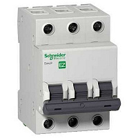EZ9F14306 Автоматический выключатель Schneider Electric Easy9 3P 6А (B) 4.5кА, EZ9F14306