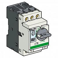 GV2P16AE11TQ Силовой автомат для защиты двигателя Schneider Electric TeSys GV2 14А 3P, термомагнитный расцепитель, GV2P16AE11TQ