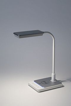 Б0052776 Настольный светильник ЭРА NLED-499-10W-W светодиодный с основанием белый, Б0052776  - фотография 3