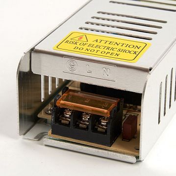 21498 Трансформатор электронный для светодиодной ленты 200W 12V (драйвер), LB009  - фотография 3