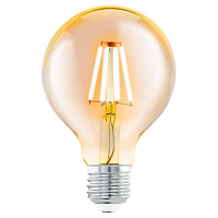 11556 11556 Светодиодная лампа филаментная G80, 4W (E27), L125, 2200K, 330lm, янтарь