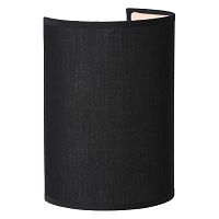 61250/14/30 CORAL Бра E14 Shade Round H20cm Black, 61250/14/30