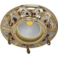 FD1006ROPCL Светильник Siena CRYSTAL DE LUXE, Gold White Patina