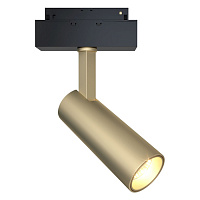TR019-2-10W4K-MG Magnetic track system Focus LED  Трековый светильник, цвет -  Матовое Золото, 13W