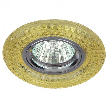 Б0028092 DK LD3 YL/WH Светильник ЭРА декор cо светодиодной подсветкой MR16, желтый (50/1400)  - фотография 3