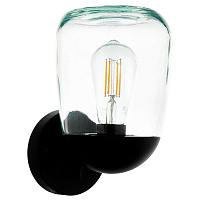98701 98701 Уличный светильник настенный DONATORI, 1х60W(E27), L155, H260, A190, алюминий, пластик, черны