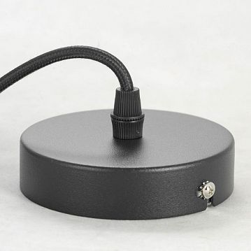LSP-8545 LINCOLN Подвесные светильники, цвет основания - черный, плафон - акрил (цвет - черный), 1x10W E27  - фотография 6