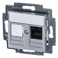 2CHH295117A6070 Розетка компьютерная RJ45 ABB LEVIT, скрытый монтаж, серебро, 2CHH295117A6070 2CHH295117A6070 Розетка компьютерная RJ45 ABB LEVIT, скрытый монтаж, серебро, 2CHH295117A6070