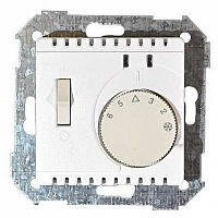 82504-30 Термостат для теплого пола Simon SIMON 75, с выносным датчиком, скрытый монтаж, белый, 82504-30