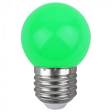 Б0049574 Лампочка светодиодная ЭРА STD ERAGL45-E27 E27 / Е27 1Вт шар зеленый для белт-лайт  - фотография 3