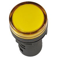 Лампа AD16DS(LED)матрица d16мм желтый 12В AC/DC IEK