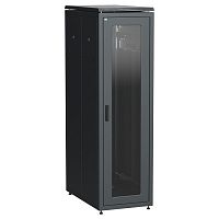 LN05-33U61-G ITK Шкаф сетевой 19 LINEA N 33U 600х1000 мм стеклянная передняя дверь черный