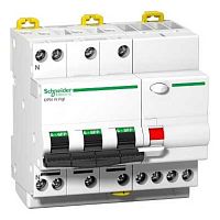 A9D32732 Дифавтомат Schneider Electric Acti9 3P+N 32А (C) 6 кА, 30 мА (A), A9D32732