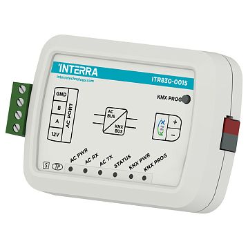 ITR830-0015 Шлюз KNX для интеграции кондиционеров Viesmann Split AC, двусторонняя коммуникация, сцены, логические функции, в установочную коробку, 88x62x27 мм.  - фотография 2