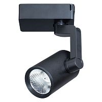 A2310PL-1BK TRACCIA, трековый светильник, цвет арматуры - черный, 1х10W LED