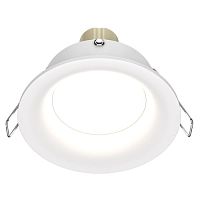DL027-2-01W Downlight Slim Встраиваемый светильник, цвет -  Белый, 1х50W GU10