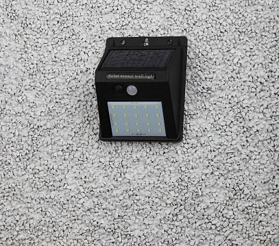 Б0044244 ERAFS064-04 ЭРА Фасадный светильник с датчиком движения, на солнечной батарее, 20LED, 60 lm (64/1152)  - фотография 4