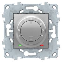 NU550330 Термостат для теплого пола Schneider Electric UNICA NEW, с датчиком, алюминий, NU550330 NU550330 Термостат для теплого пола Schneider Electric UNICA NEW, с датчиком, алюминий, NU550330