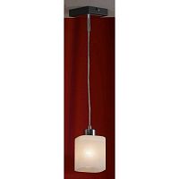 COSTANZO Подвесной светильник, цвет основания - хром, плафон - стекло (цвет - белый), 1x40W E14