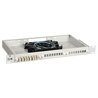 FOBX24-1U-8LCUD03 ITK 1U кросс укомплектованный: LC (duplex) 8шт; (OM3)