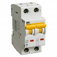 MVA41-2-006-C Автоматический выключатель IEK ВА47-60 2P 6А (C) 6кА, MVA41-2-006-C