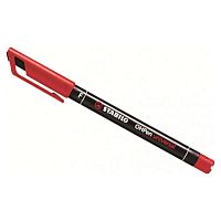 UP2S Перманентная шариковая ручка 0,4мм красный (упак. 5шт)