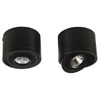 Reflector потолочный светильник D75*H55, 1*LED*5W, AC:100-240V, RA&gt;80, IP21, 400LM, 4000K, included; потолочный светильник с поворотным источником света, черный цвет каркаса