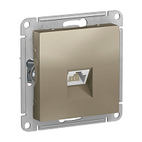 ATN000586 Розетка компьютерная Schneider Electric ATLASDESIGN, скрытый монтаж, шампань, ATN000586 ATN000586 Розетка компьютерная Schneider Electric ATLASDESIGN, скрытый монтаж, шампань, ATN000586