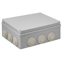 plc-kmr-050-043 Коробка распаячная КМР-050-043 пылевлагозащитная, 12 мембранных вводов, уплотнительный шнур (240х190 plc-kmr-050-043 Коробка распаячная КМР-050-043 пылевлагозащитная, 12 мембранных вводов, уплотнительный шнур (240х190