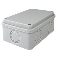 SQ1401-0105 Распаячная коробка ОП 120х80х50мм, крышка, IP55, 6 вх. TDM SQ1401-0105 Распаячная коробка ОП 120х80х50мм, крышка, IP55, 6 вх. TDM
